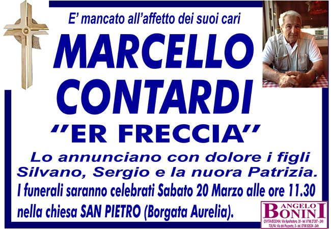 MARCELLO CONTARDI “ER FRECCIA”