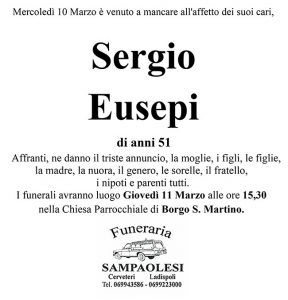 SERGIO EUSEPI di anni 51