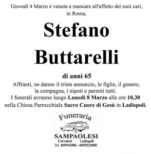 STEFANO BUTTARELLI di anni 65