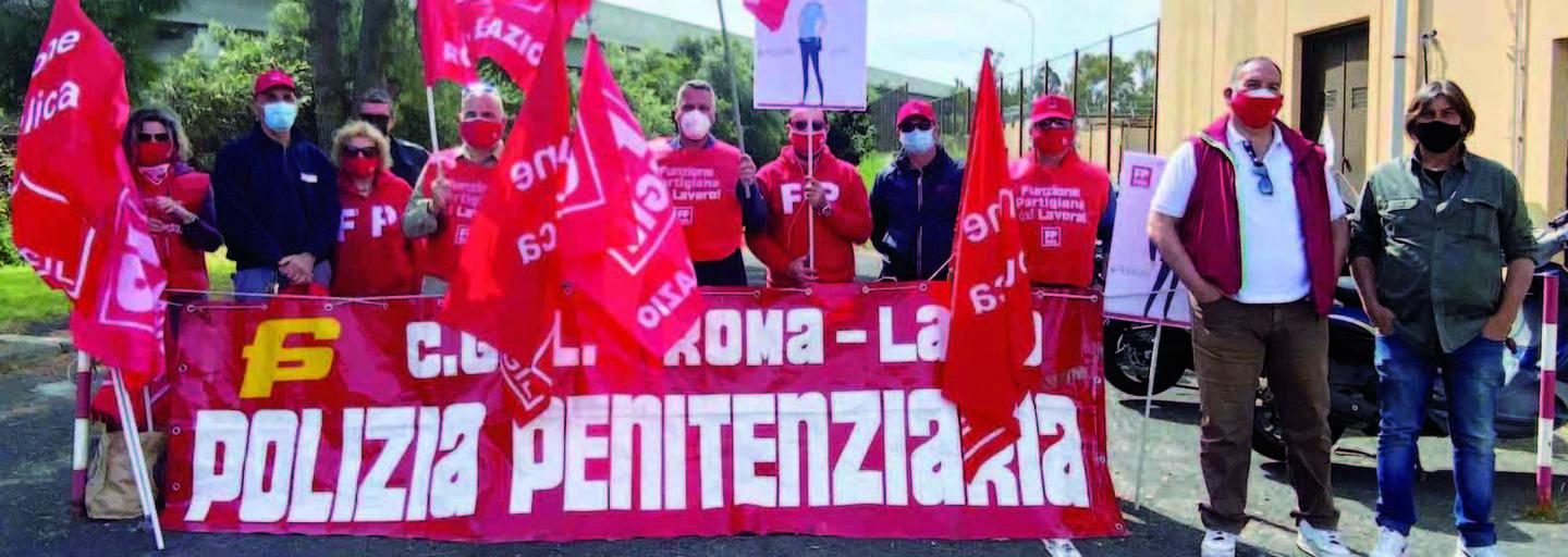 Istituti penitenziari sotto organico, sit-in della Cgil