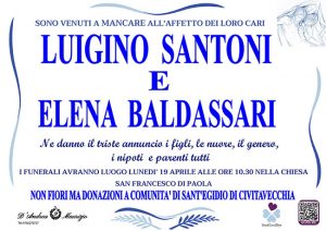 LUIGINO SANTONI e ELENA BALDASSARI