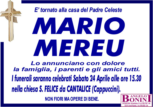 MARIO MEREU