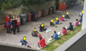 Il pranzo all’aperto non convince