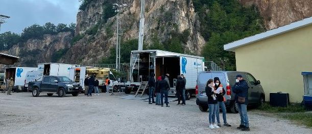 Allumiere si trasforma in set per la tv