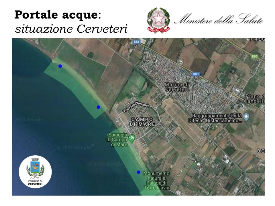 Eccellenti le acque di Campo di Mare