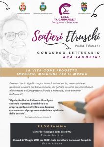 “Sentieri Etruschi” giovedì la premiazione del concorso letterario in memoria di Ada Iacobini