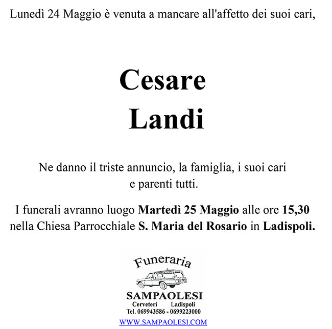 CESARE LANDI