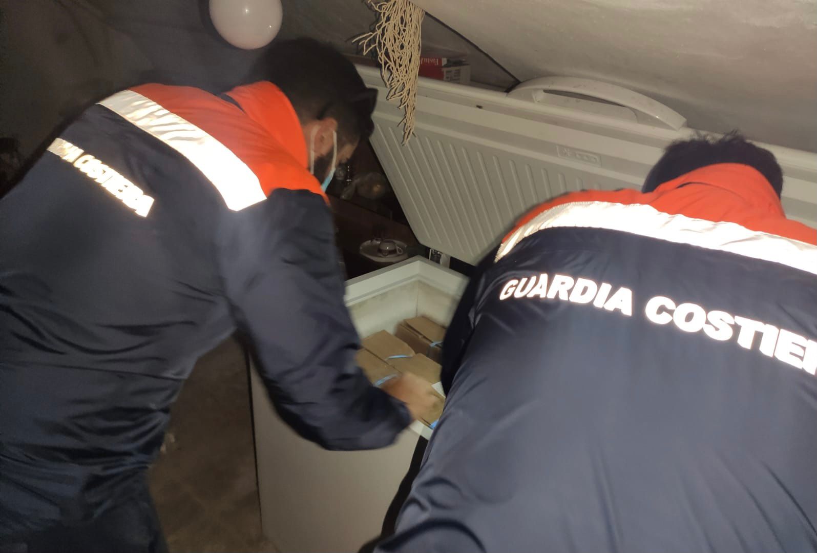 Sequestrati oltre 150 kg di pesce dalla Guardia costiera di Civitavecchia