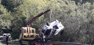 Carambola sulla Braccianese Claudia: mamma e figlia trasportate in elicottero al Gemelli