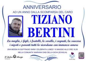 TIZIANO BERTINI – Anniversario