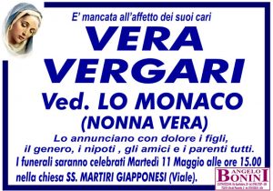 VERA VERGARI ved. LO MONACO (NONNA VERA)