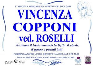 VINCENZA COPPONI ved. ROSELLI