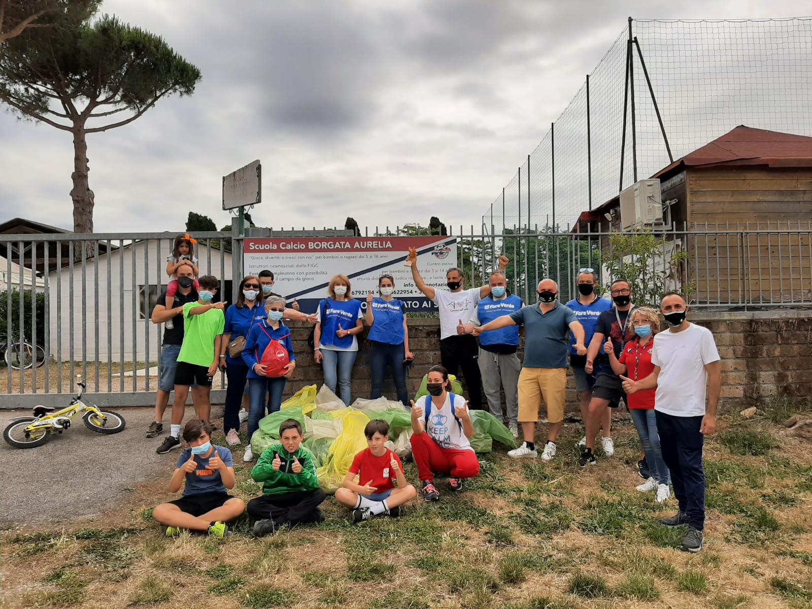 ”Scendi in strada a pulire Borgata Aurelia”, l’iniziativa è un successo