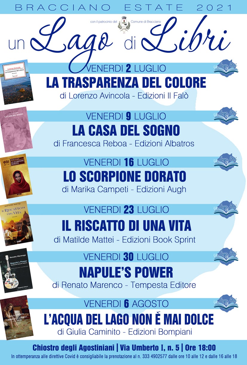 Al via la rassegna ‘Un lago di libri’