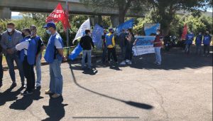 Carcere di via Aurelia, sit-in contro la cronica carenza di organico