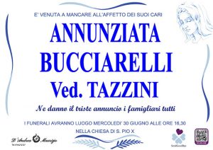 ANNUNZIATA BUCCIARELLI ved. TAZZINI