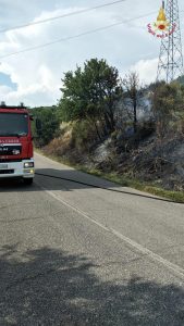 Tre ettari di bosco in fiamme: intervento dei Vigili del fuoco ad Allumiere