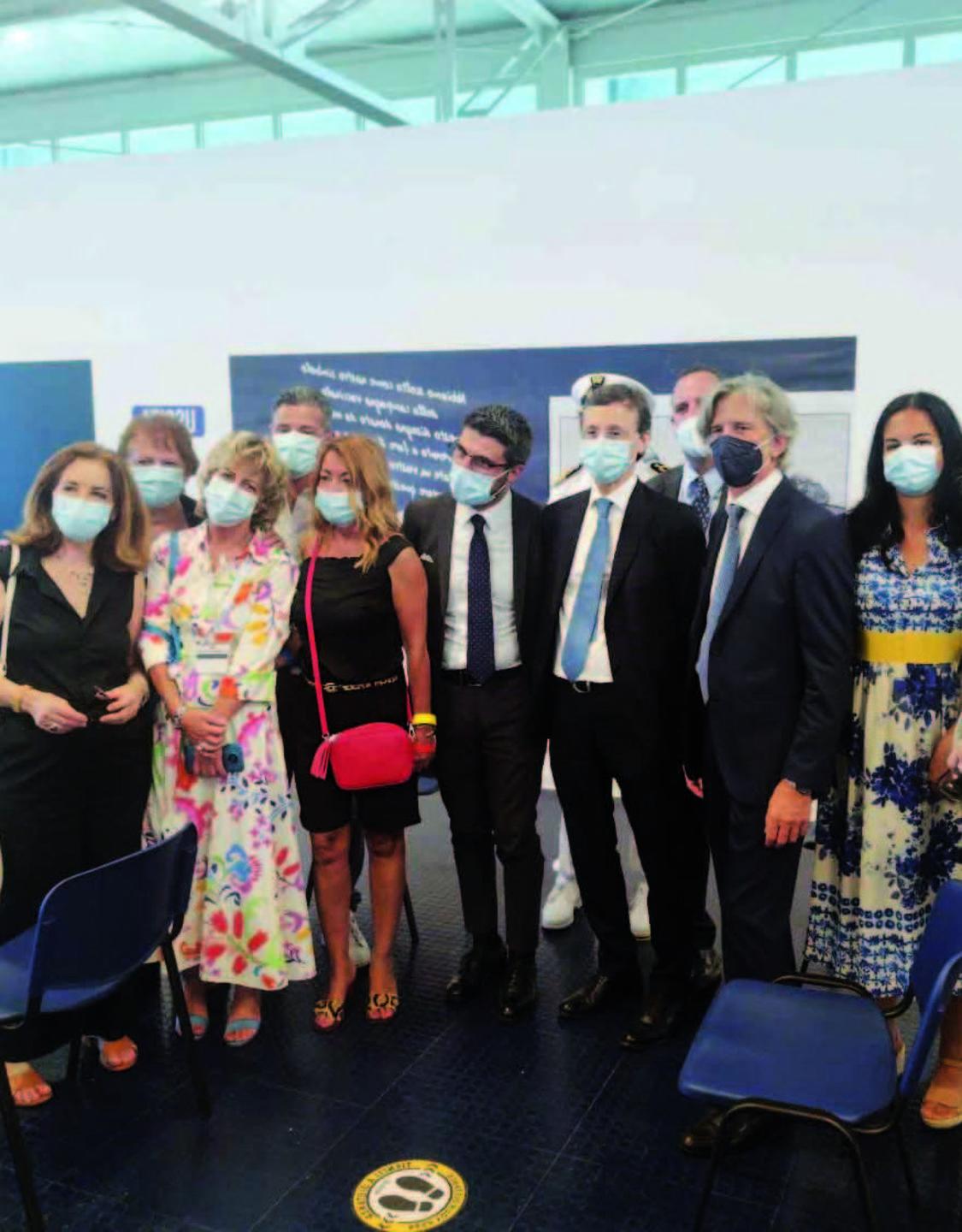 Visita del vicepresidente della Camera dei Deputati Mandelli a Civitavecchia