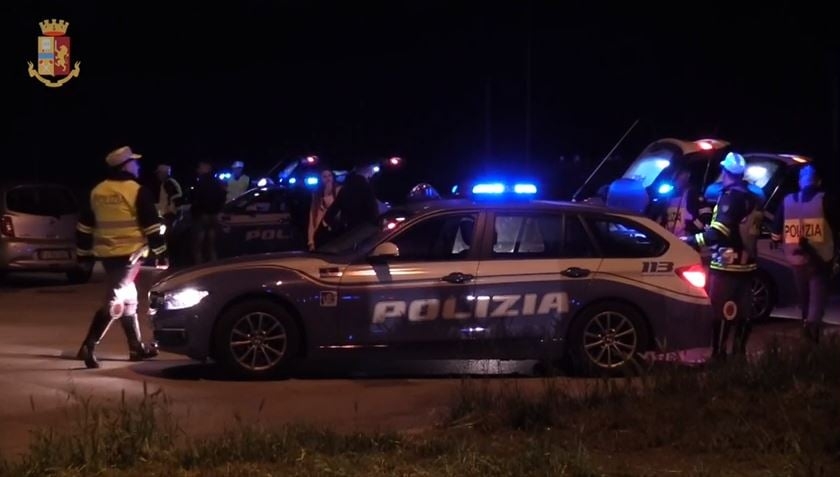 Rieti, compie tre rapine in una notte: africano fermato dalla polizia