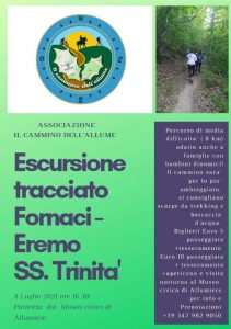 Prima tappa del “Cammino dell’allume”