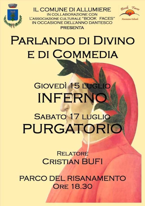 Ad Allumiere letture dantesche ad hoc  di concerto con l’associazione Book Faces