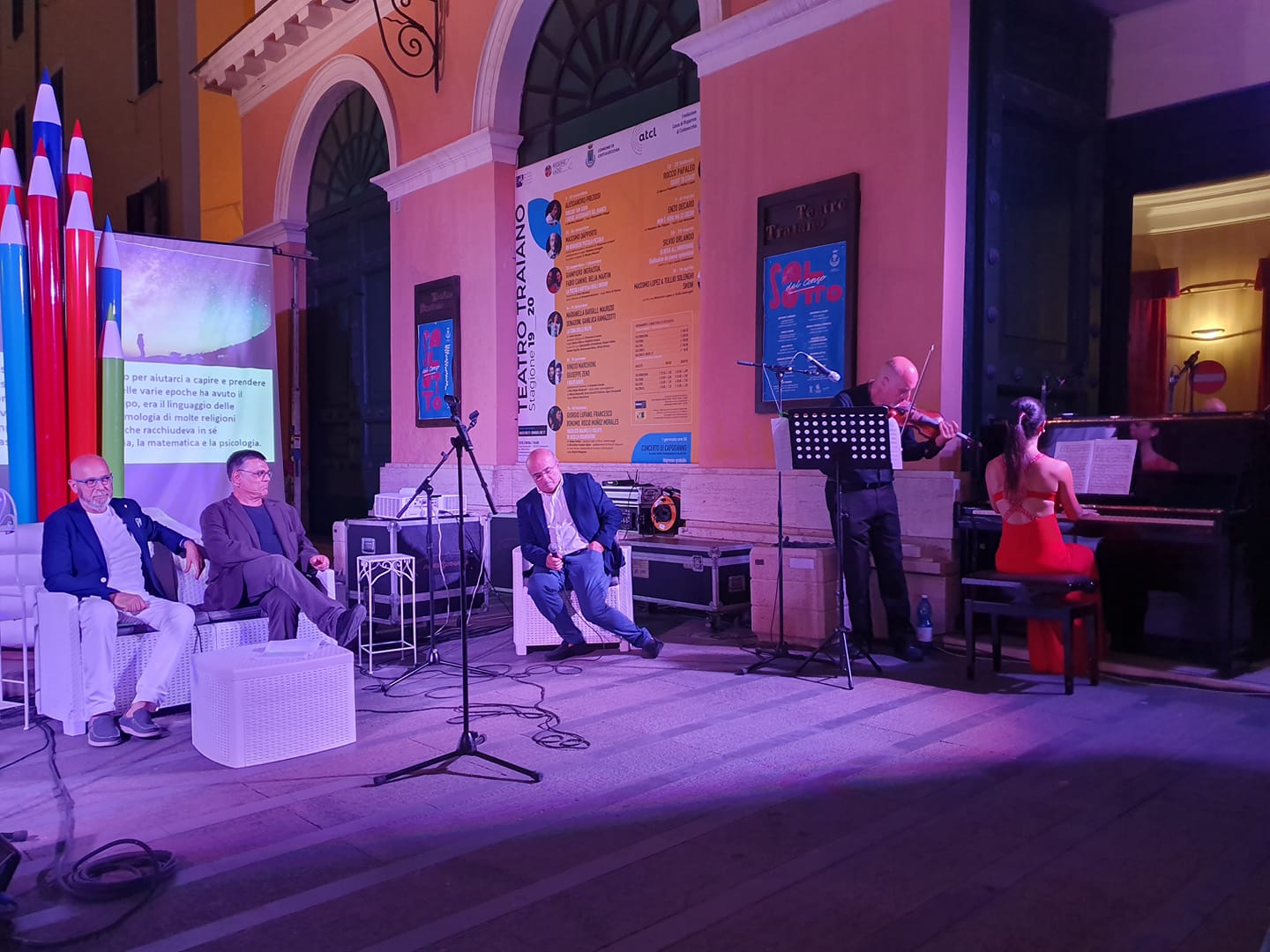 Salotto del Corso, il sindaco: ”Tra le stelle e il Traiano, eccellenze locali”