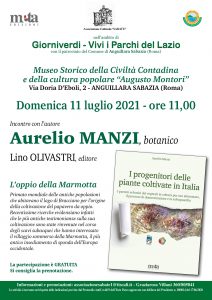 Domenica al Museo della Civiltà Contadina di Anguillara L’oppio della Marmotta