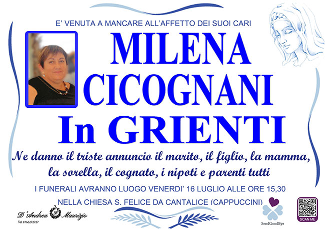 MILENA CICOGNANI in GRIENTI