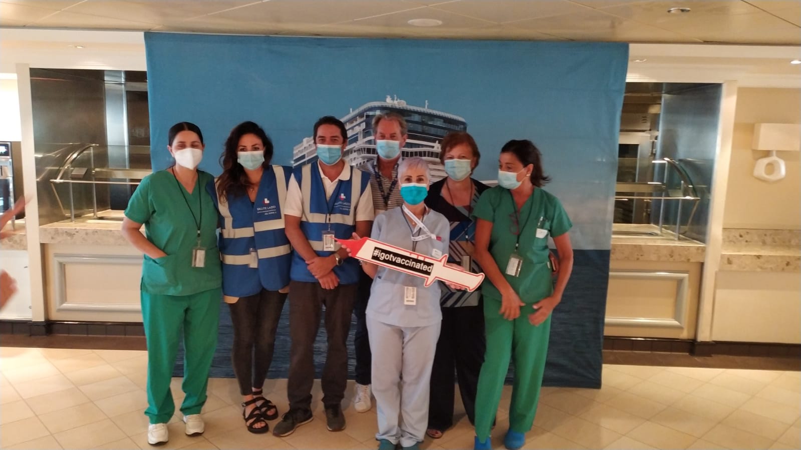 Covid e vaccini, record di somministrazioni a bordo della Norwegian epic