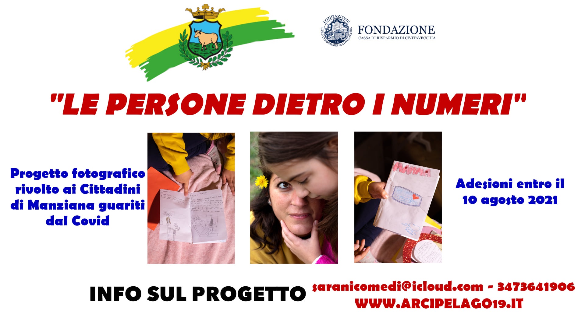 Manziana: al via il progetto fotografico “Le persone dietro i numeri”