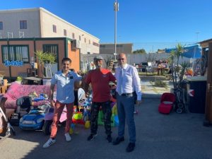 Centro del riuso Csp, visita di Magliani e Tedesco alla struttura