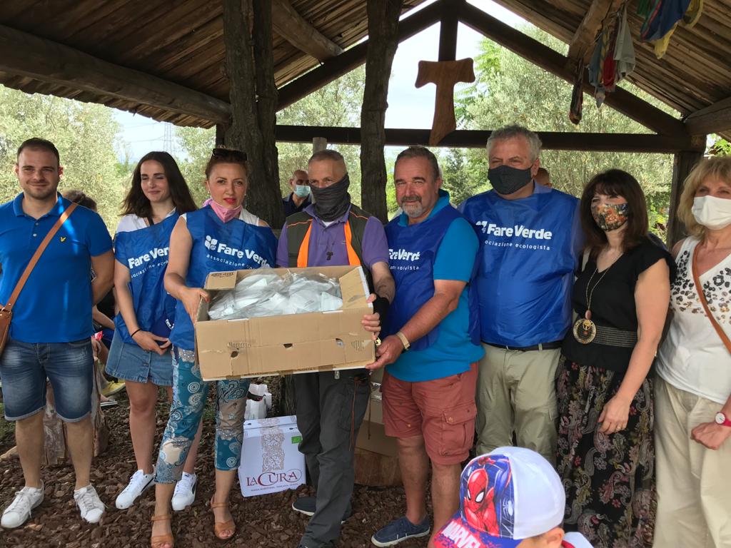 Fare verde Civitavecchia dona 2,500 mascherine al Capitano Ultimo