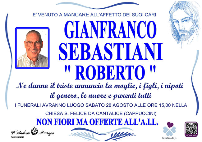 GIANFRANCO SEBASTIANI “ROBERTO”
