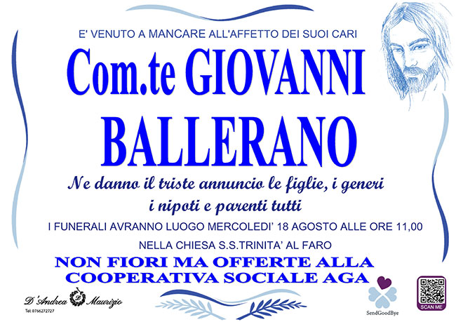 Com.te GIOVANNI BALLERANO