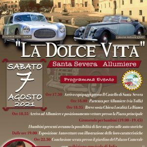 Le auto d’epoca approdano a Santa Severa e Allumiere