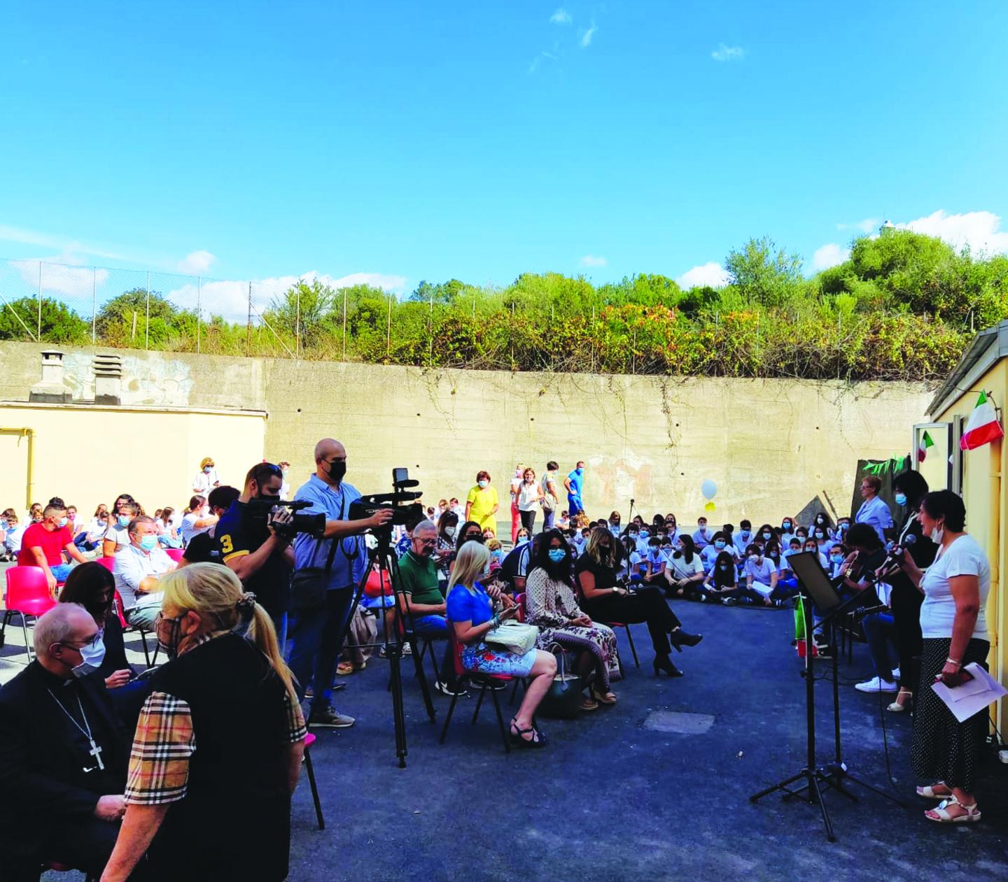 Taglio del nastro alla Calamatta