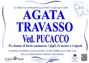 AGATA TRAVASSO ved. PUCACCO