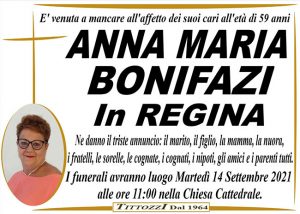 ANNA MARIA BONIFAZI in REGINA
