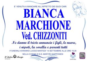 BIANCA MARCHIONE ved. CHIZZONITI