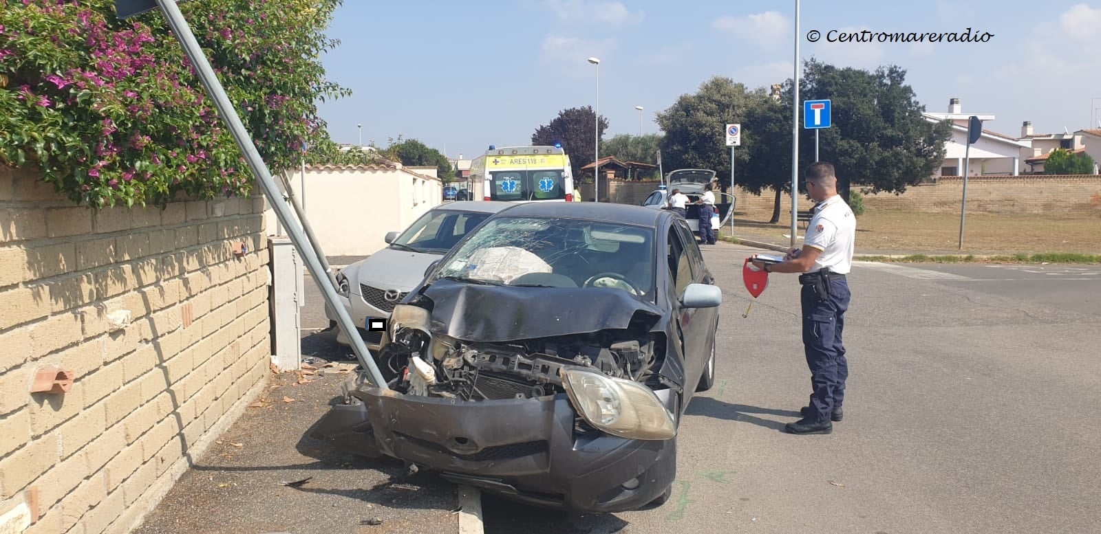 Ladispoli: incidente al Cerreto, ferita una donna