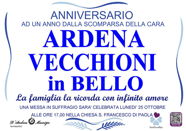 ARDENA VECCHIONI in BELLO
