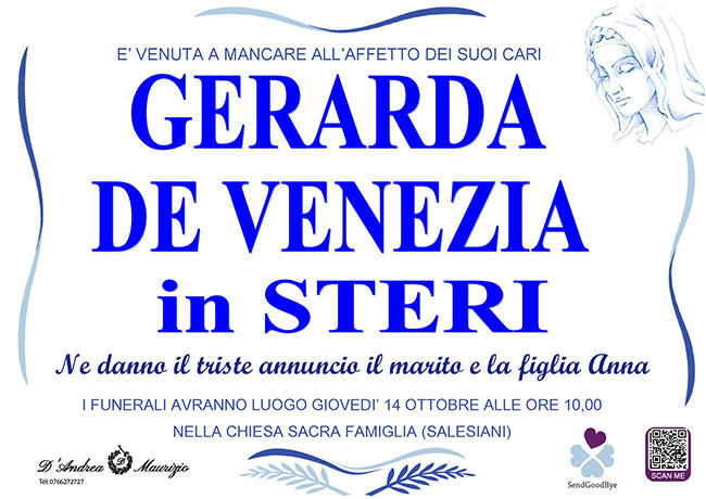 GERARDA DE VENEZIA in STERI