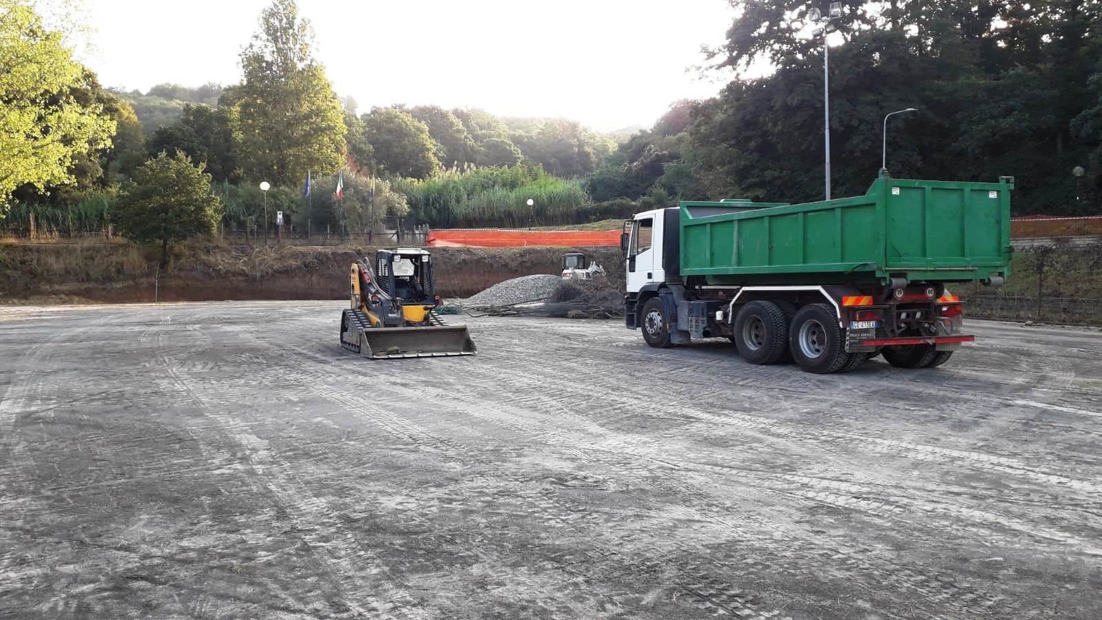 Canale Monterano: iniziati i lavori sugli impianti sportivi