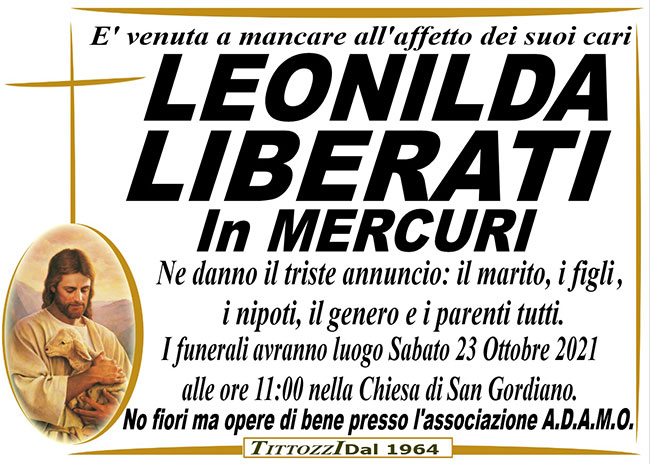 LEONILDA LIBERATI in MERCURI