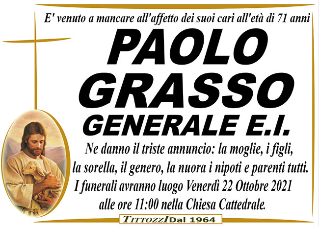 PAOLO GRASSO (GENERALE E.I.)