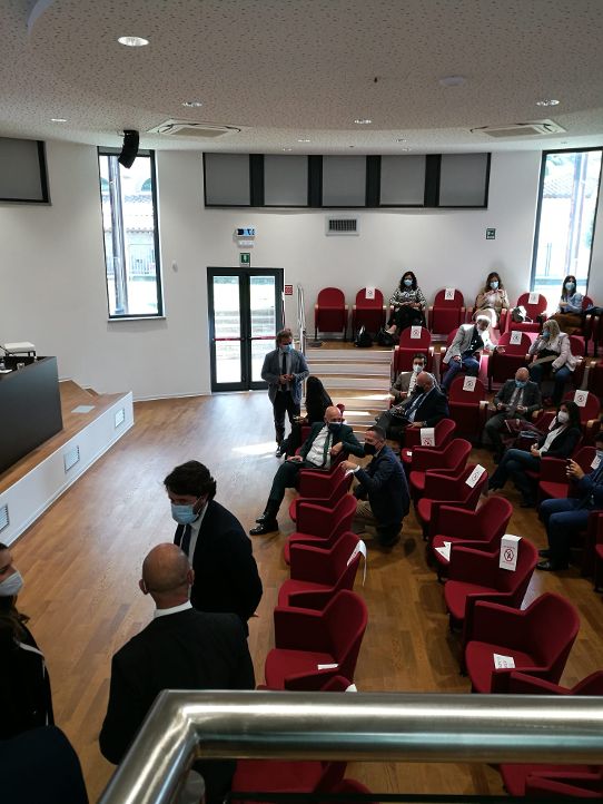 Il sindaco Tedesco e l’assessore Di Paolo al convegno Viterbo – Civitavecchia: sinergie e opportunità a sostegno del turismo