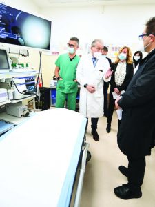 Ospedale San Paolo, visita dell’assessore D’Amato
