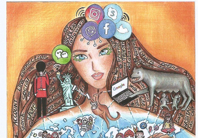 La studentessa Margot Pimpinelli vincitrice  locale del concorso “Un poster per la pace”