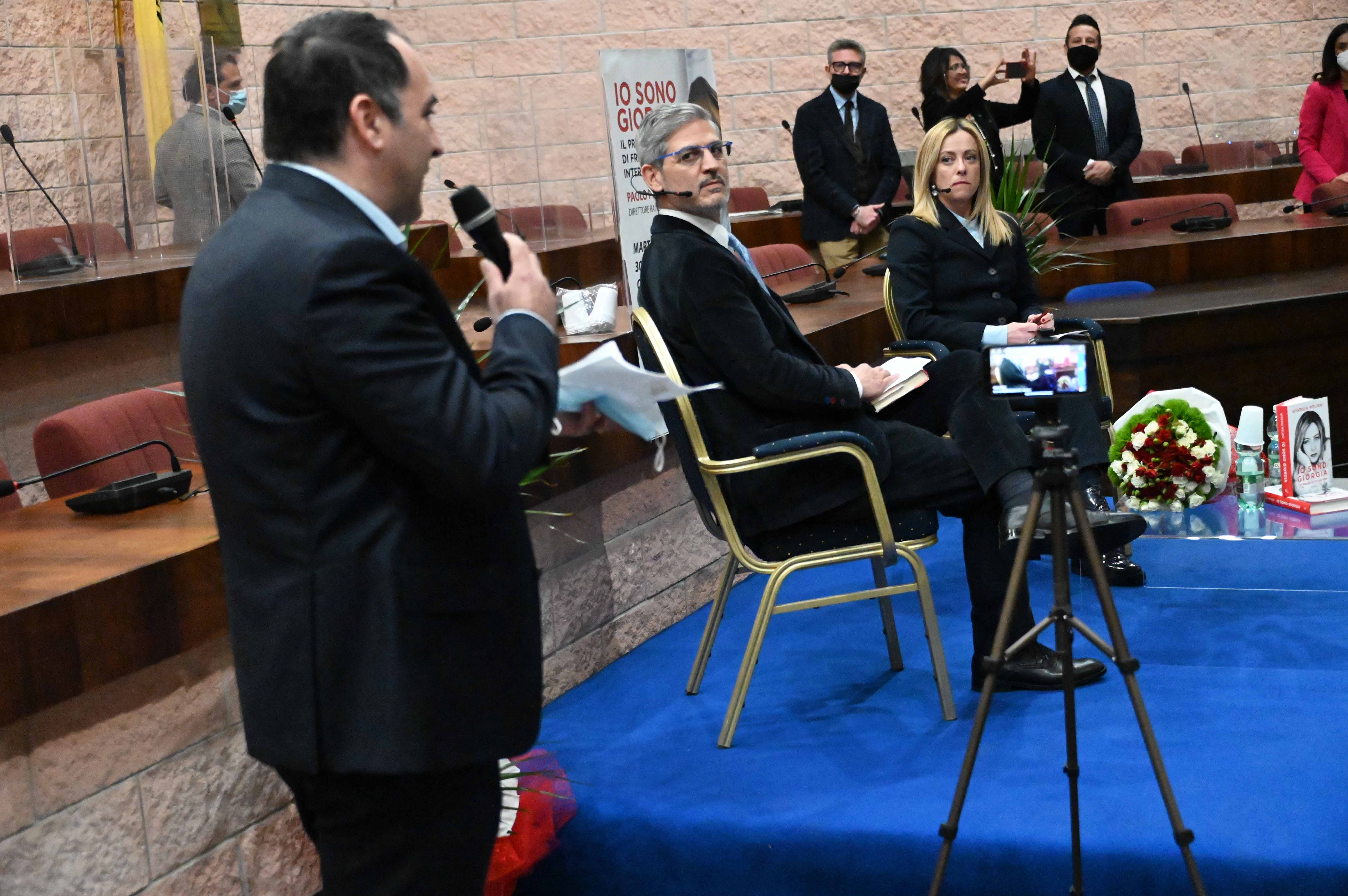 Civitavecchia – Giorgia Meloni a Forte Michelangelo per la festa della Capitaneria di Porto