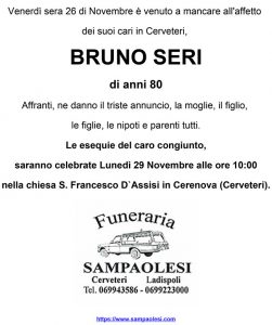 BRUNO SERI di anni 80